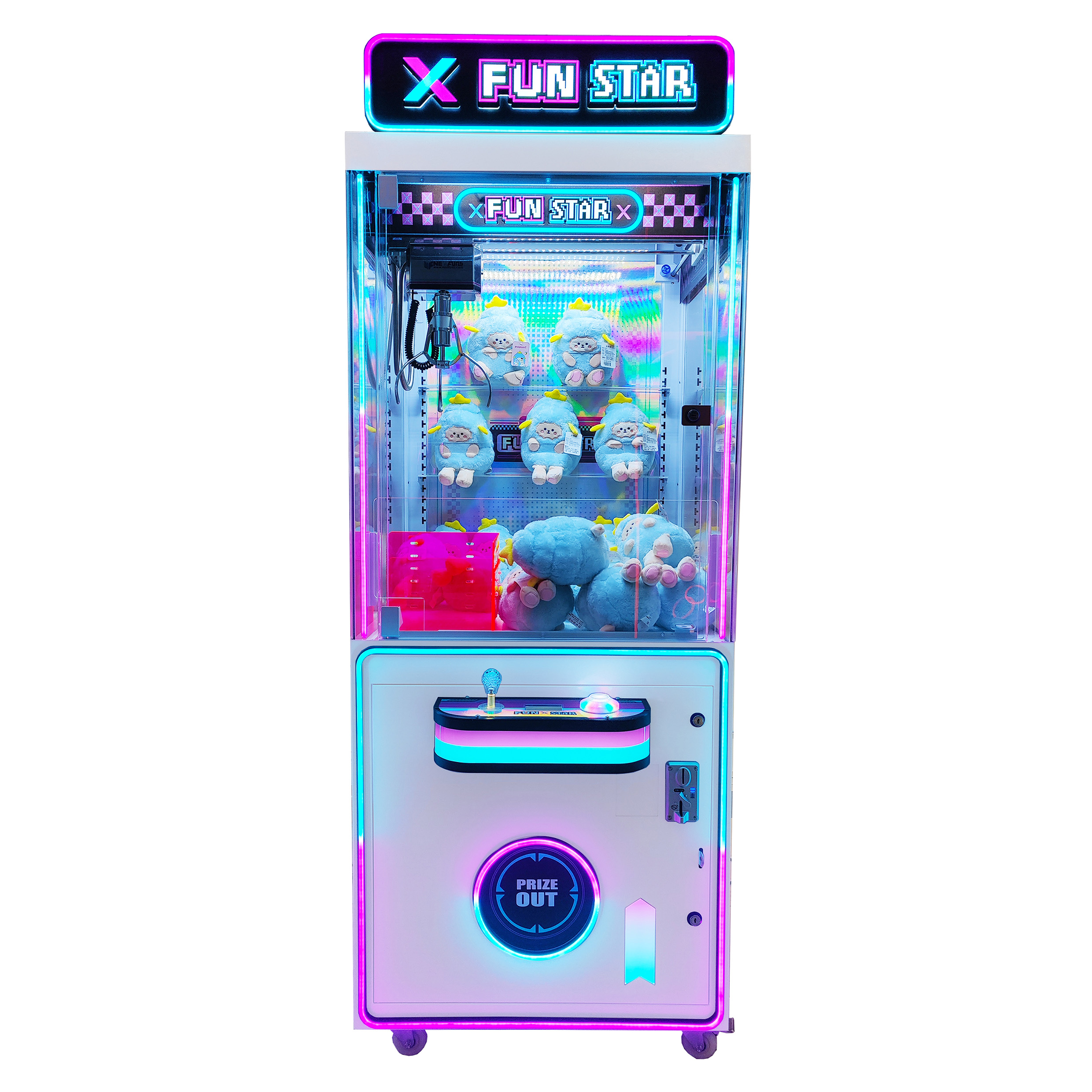 31寸趣味星球鐵箱娃娃機(jī)